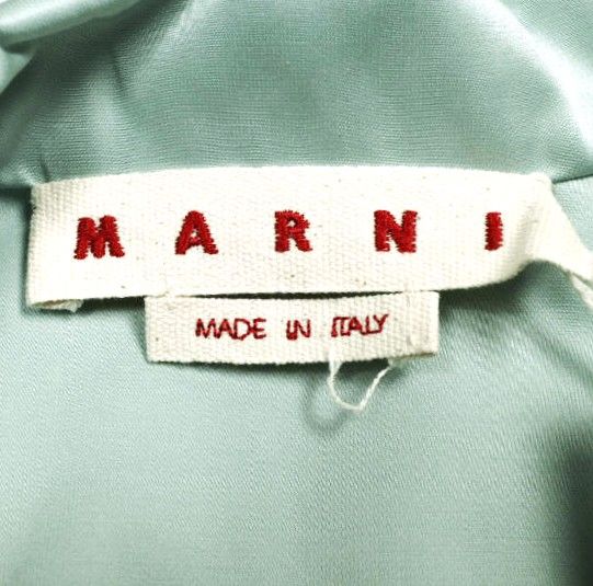 新品 MARNI マルニ 24SS イタリア製 コットンブレンド ギャザータフタ 