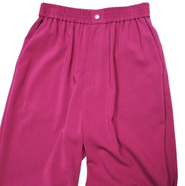 HYKE ハイク 23SS 日本製 STRECH WIDE LEG PANTS ストレッチワイドレグパンツ 231 - 13190 1(S) PLUM イージー ボトムス【新古品】【中古】【HYKE】 新品 HYKE ハイク 23SS 日本製 STRECH WIDE LEG PANTS ストレッチ