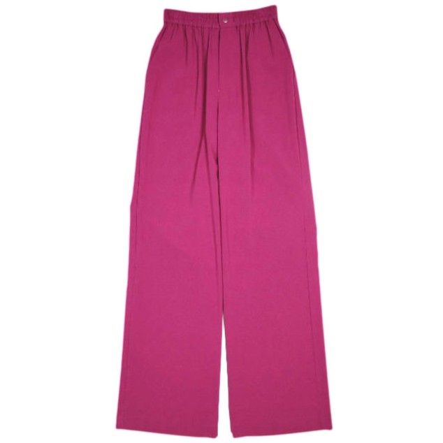 HYKE ハイク 23SS 日本製 STRECH WIDE LEG PANTS ストレッチワイドレグパンツ 231 - 13190 1(S) PLUM イージー ボトムス【新古品】【中古】【HYKE】 新品 HYKE ハイク 23SS 日本製 STRECH WIDE LEG PANTS ストレッチ