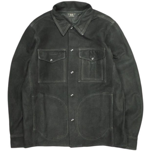 RRL ダブルアールエル 25AW Roughout Suede Work Shirt ラフアウト 