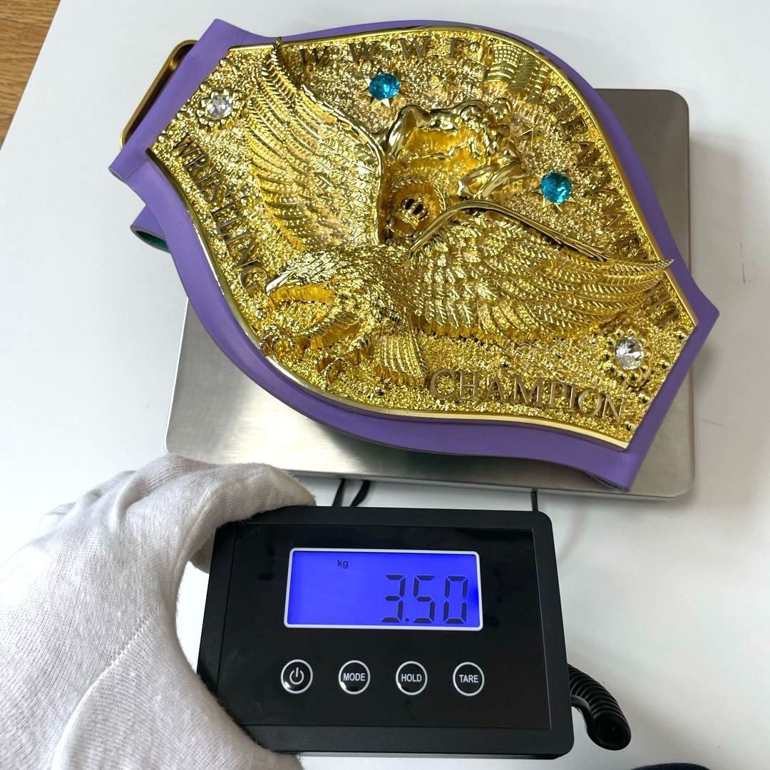 WWWF 世界ヘビー級王座 パープル紫 チャンピオンベルト レプリカ ボブ