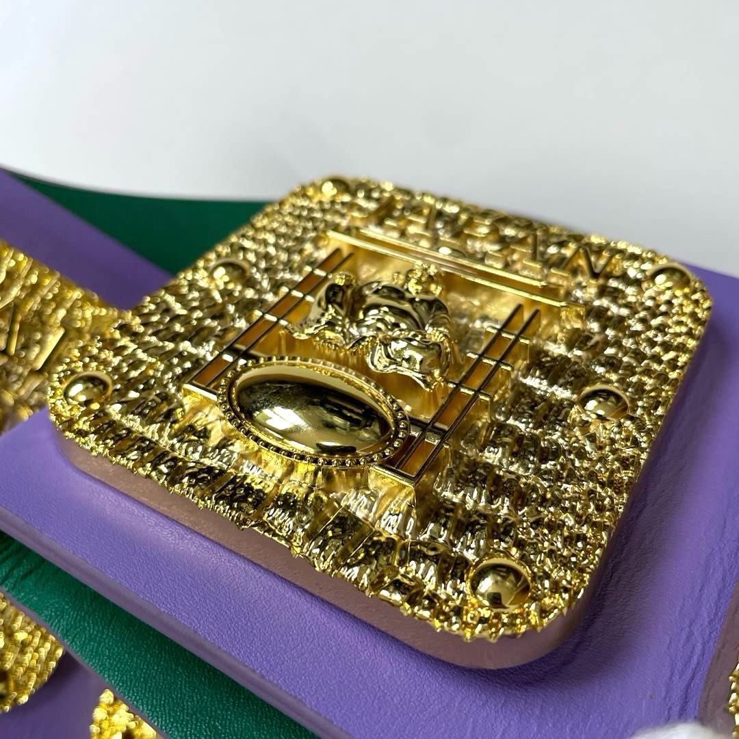 WWWF 世界ヘビー級王座 パープル紫 チャンピオンベルト レプリカ ボブ