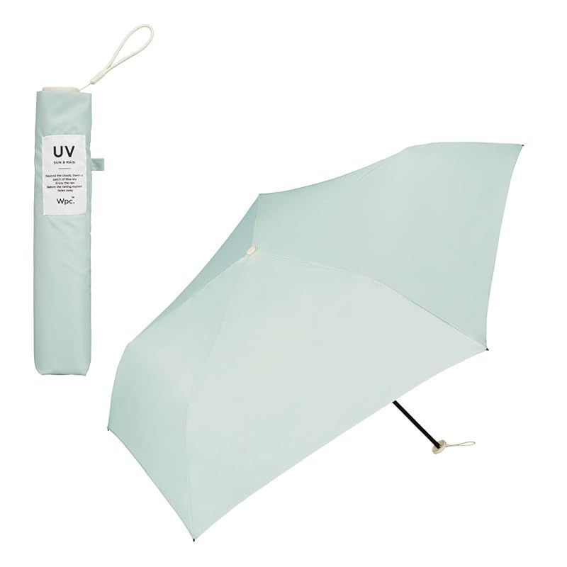 【新品】 【2026】Wpc. 折りたたみ傘 [Air-Light]エアライトソリッド ミニ サックス 雨傘 親骨55cm 超軽量 おしゃれ 可愛い 通勤 通学 レディース 女性 AL03-001-002 0