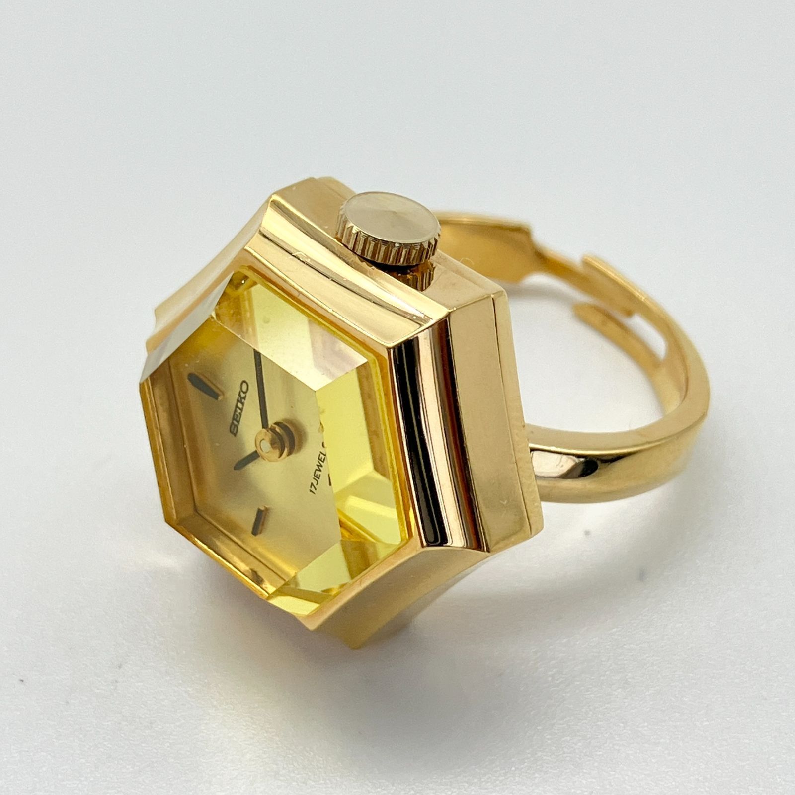 SEIKO 17 JEWELS 11-768A 六角形リングウォッチ SEIKO 17 JEWELS 11-768A 六角形リングウォッチ 【公式通販】