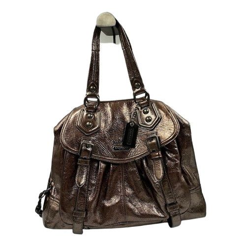 夏セール COACH コーチ ハンドバッグ メタリック ブラウン 【公式通販】