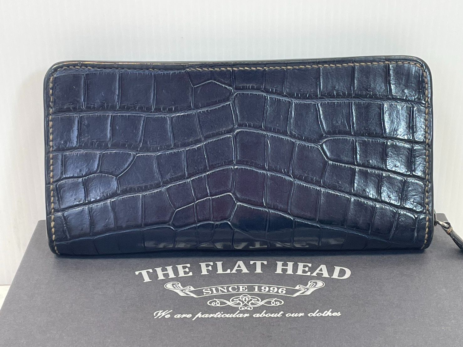 塩】希少品 超美品 The Flat Head フラットヘッド ジッピーウォレット 
