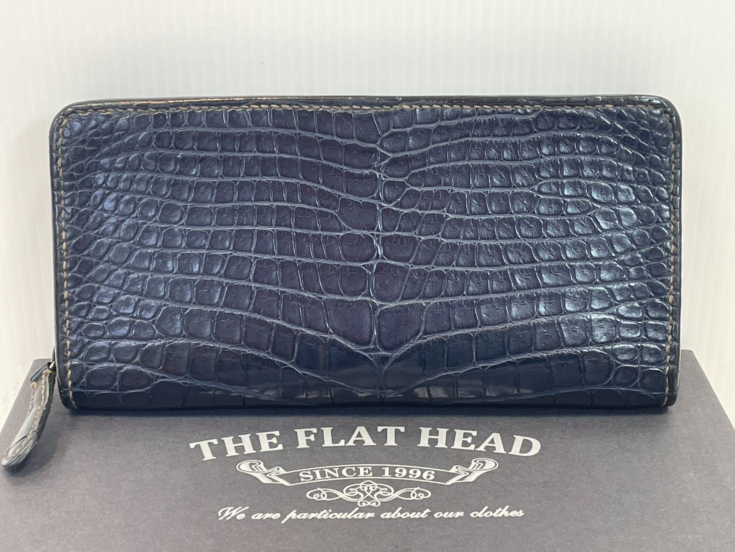 塩】希少品 超美品 The Flat Head フラットヘッド ジッピーウォレット 