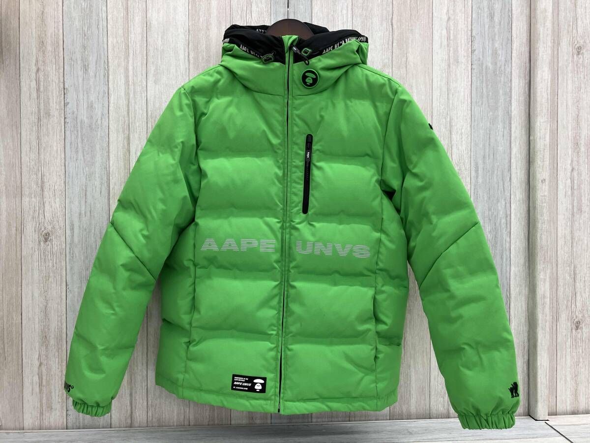 エイプのダウングリーンサイズはＬ 姫路東店】 A BATHING APE | アベイシングエイプ ダウンジャケット