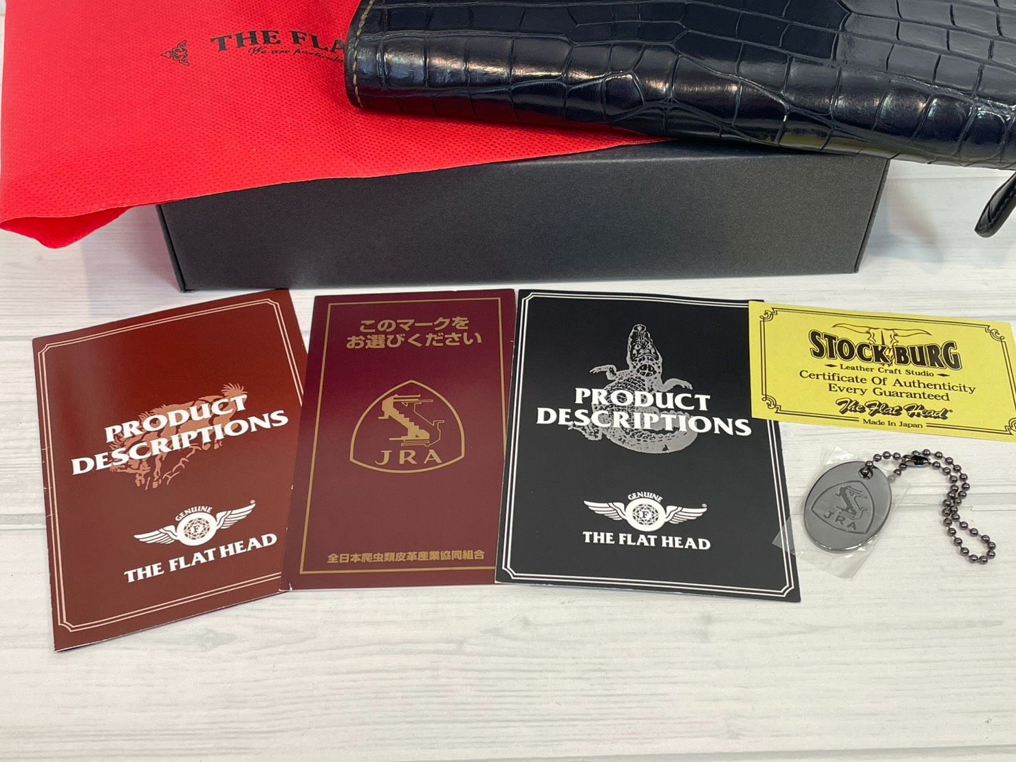 塩】希少品 超美品 The Flat Head フラットヘッド ジッピーウォレット 
