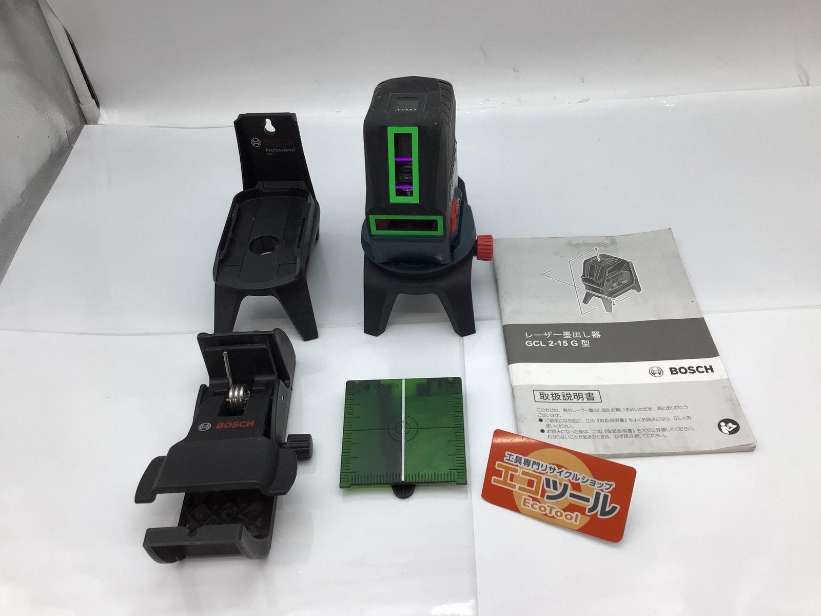 中古品】BOSCH/ボッシュ GCL2-15G レーザー墨出し器 [IT_HB0A1][知立 
