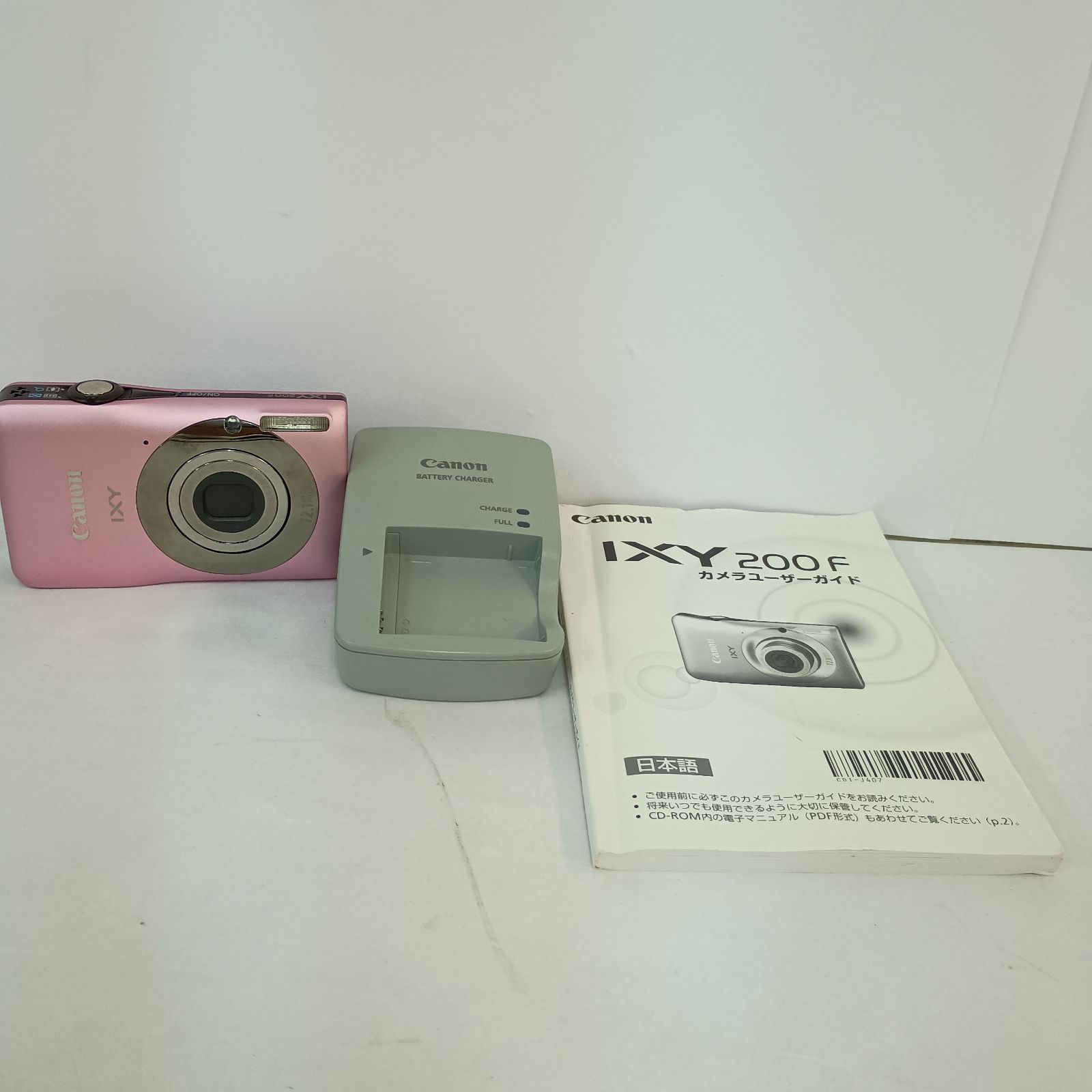 CANON IXY200F コンパクトデジタルカメラ ピンク 1210万画 通電起動 