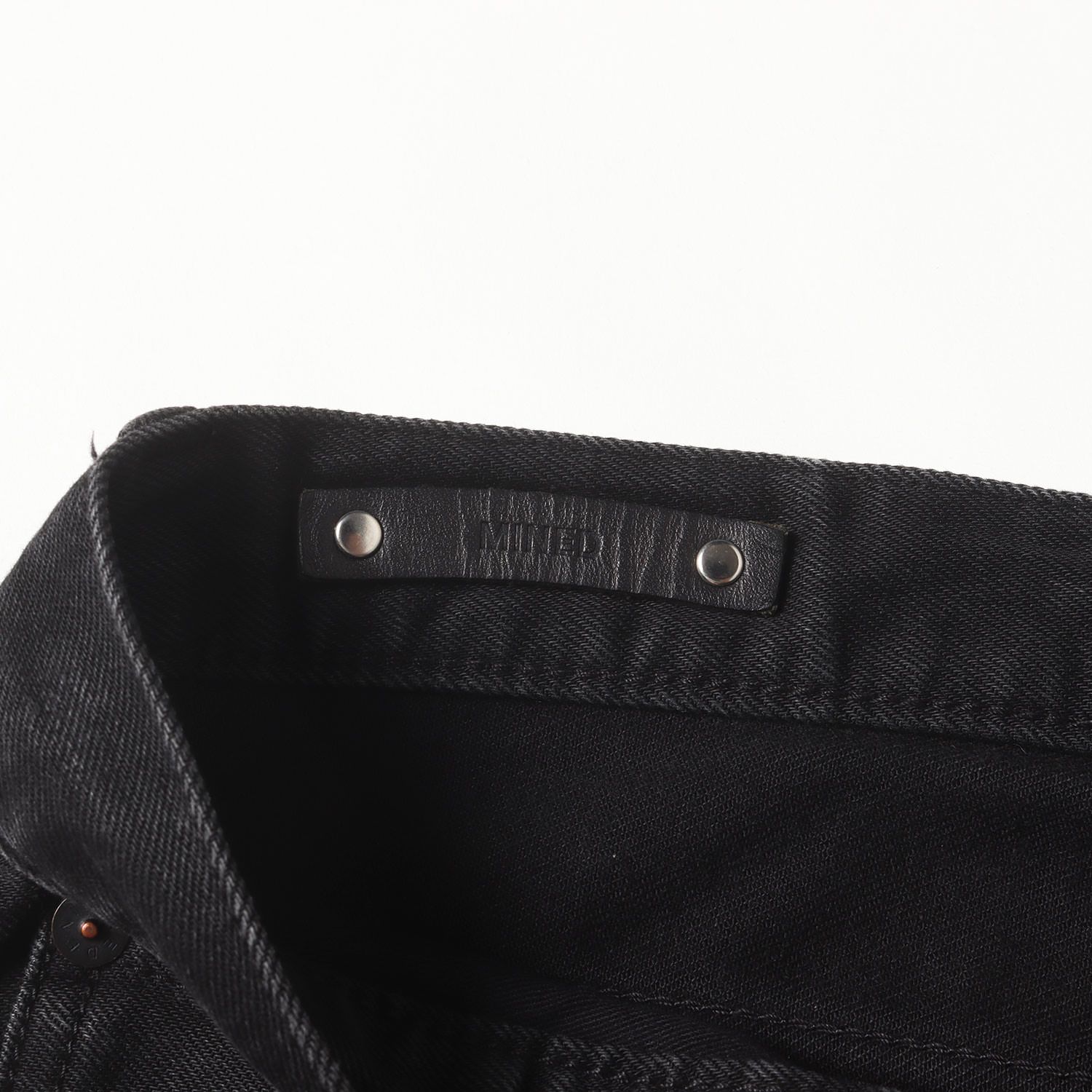 MINEDENIM マインデニム パンツ ブラック 黒 サイズ:12 | スーパー 