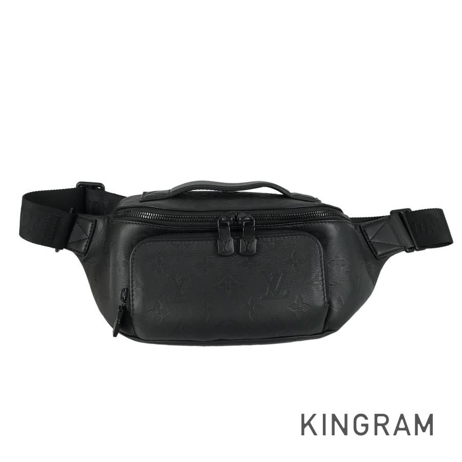 ルイ・ヴィトン LOUIS VUITTON モノグラム シャドウ ラッシュ バムバック M47058 レザー ウエストポーチ fto【中古】