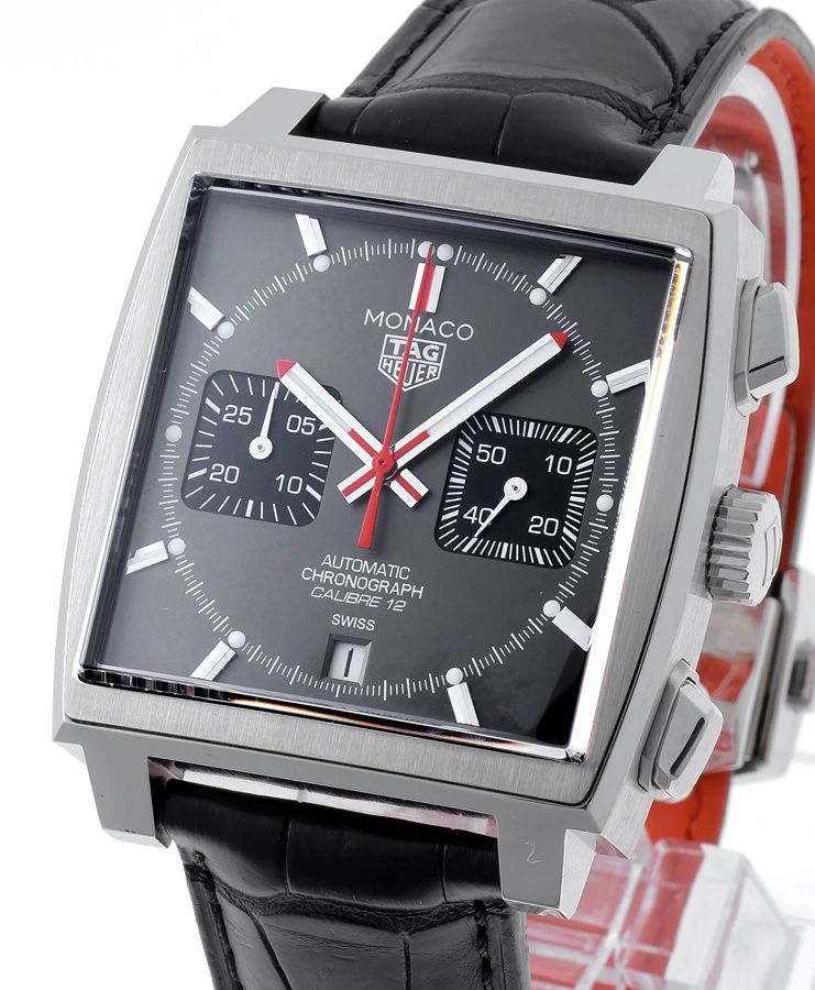 タグホイヤー / TAG Heuer　モナコ キャリバー12 ファイナルエディション　CAW211J.FC6476　グレー　自動巻き 【中古】 タグホイヤー / TAG Heuer モナコ キャリバー12 ファイナル
