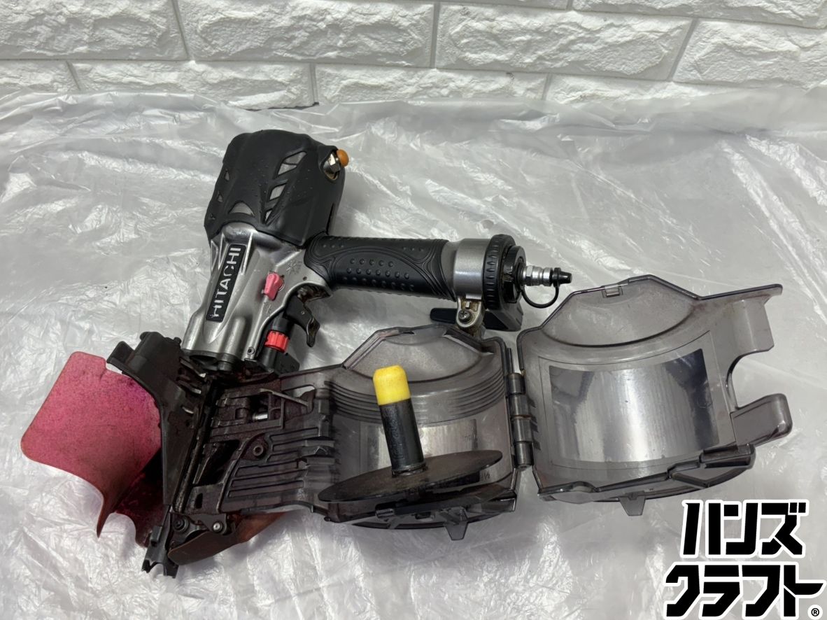 ▽【中古】日立 NV90HMC 90mm高圧ロール釘打ち機 - メルカリ