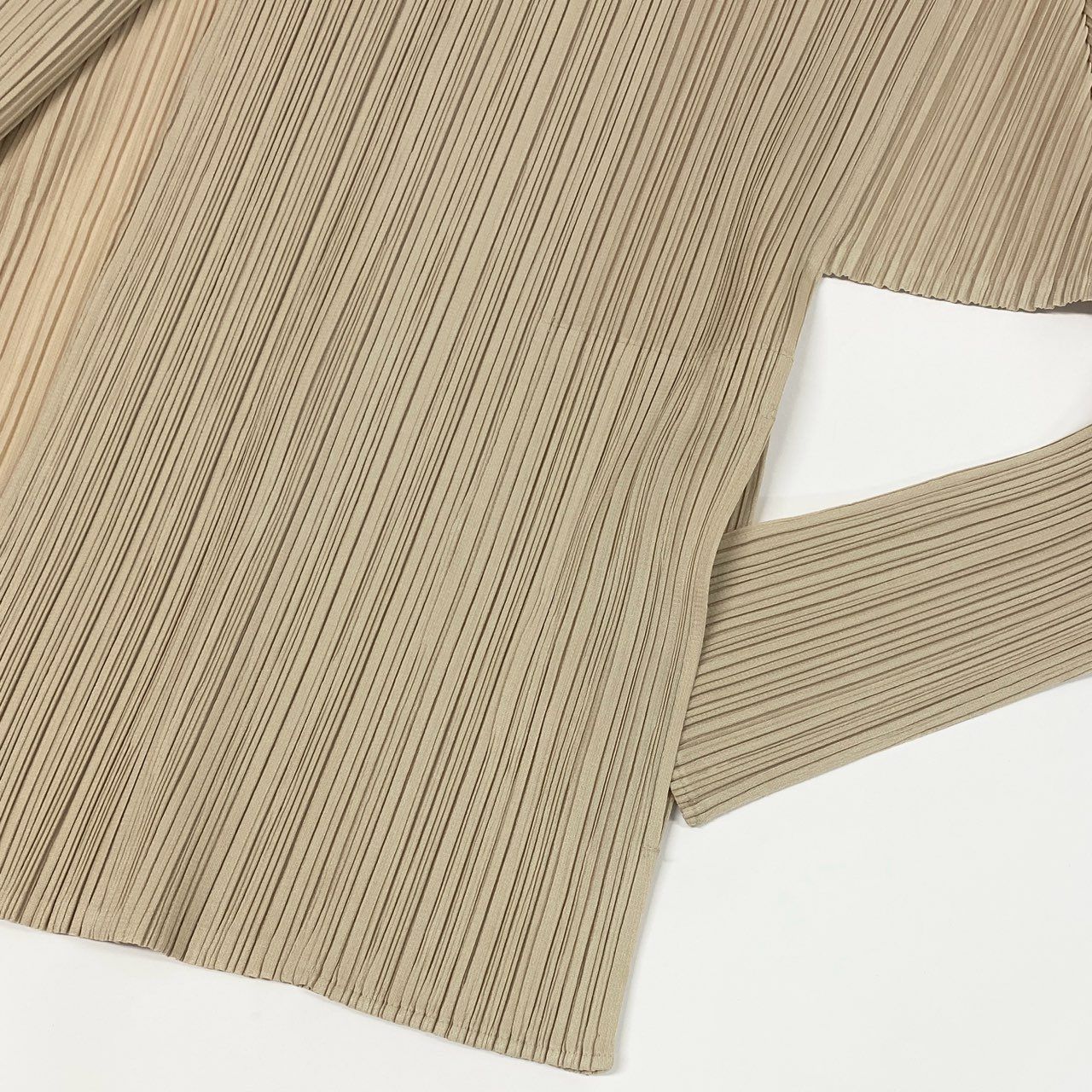 Ad12 PLEATS PLEASE プリーツプリーズ 長袖カーディガン 羽織 サイズ3 