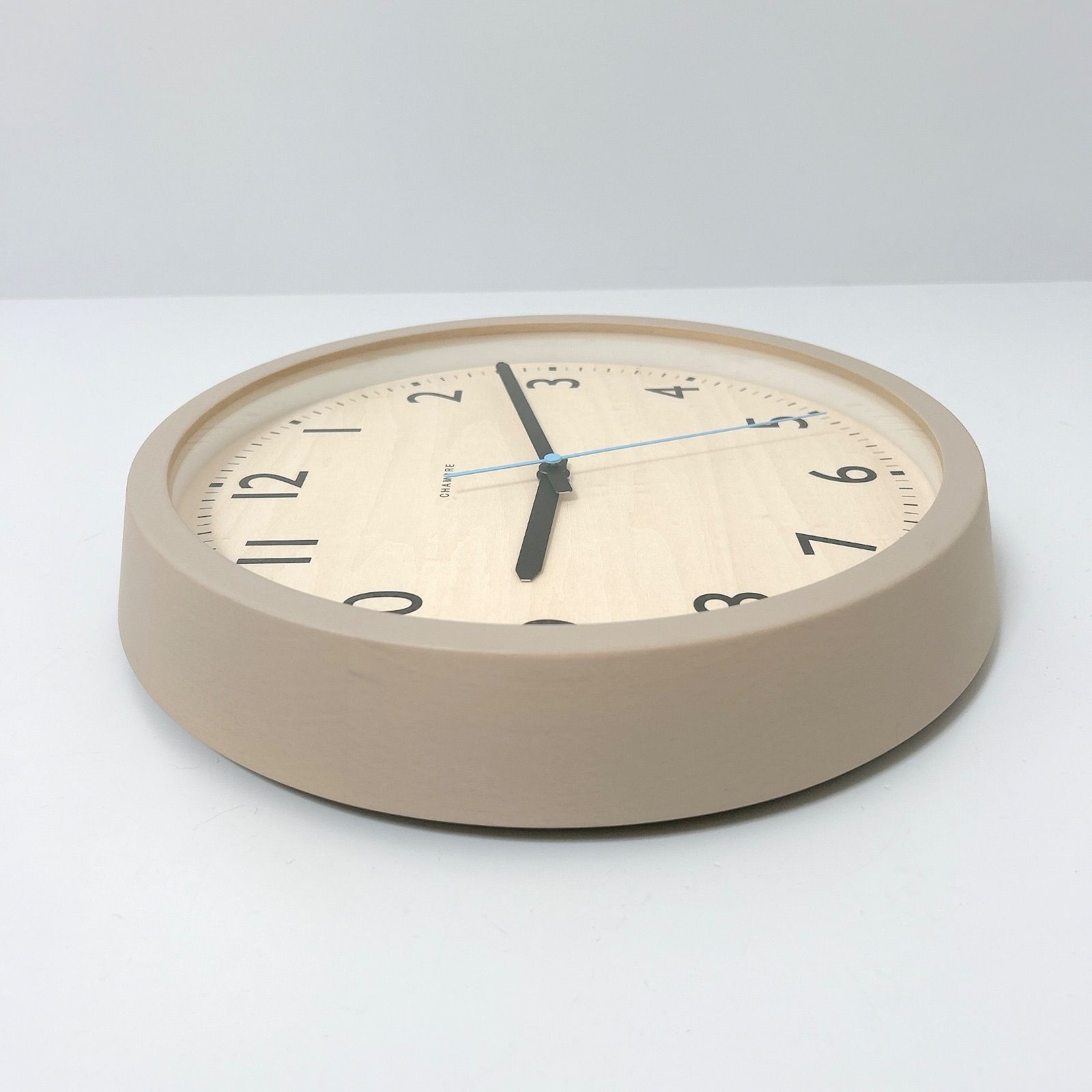 INTERZERO インターゼロ CHAMBRE シャンブル CH-039GY 木製 掛け時計