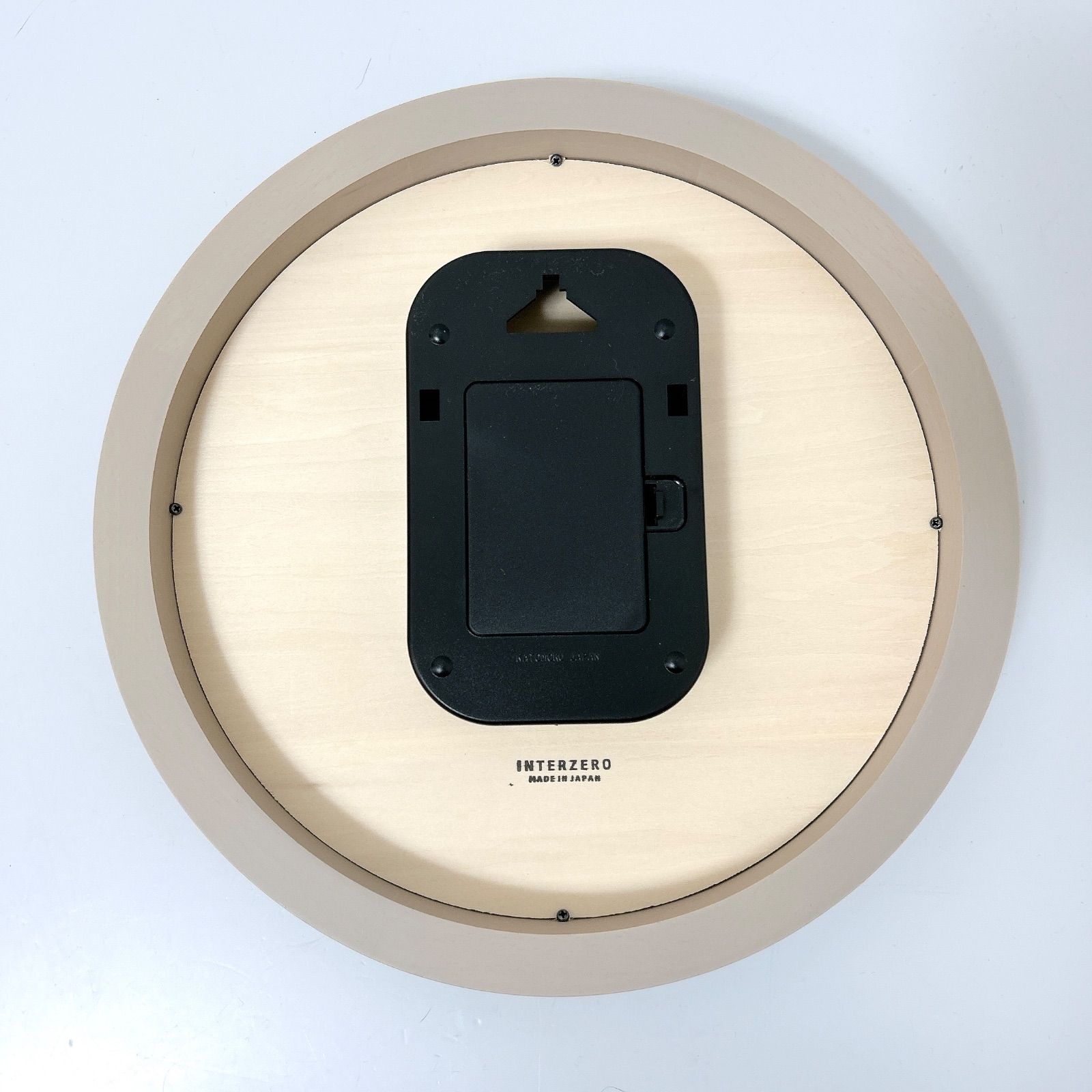 INTERZERO インターゼロ CHAMBRE シャンブル CH-039GY 木製 掛け時計