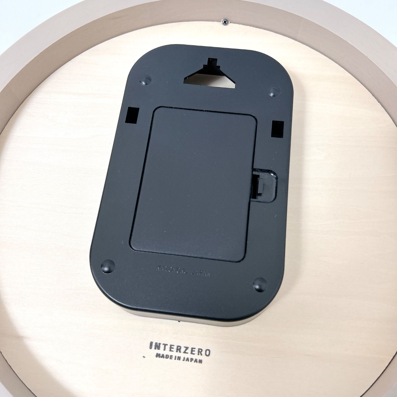 INTERZERO インターゼロ CHAMBRE シャンブル CH-039GY 木製 掛け時計