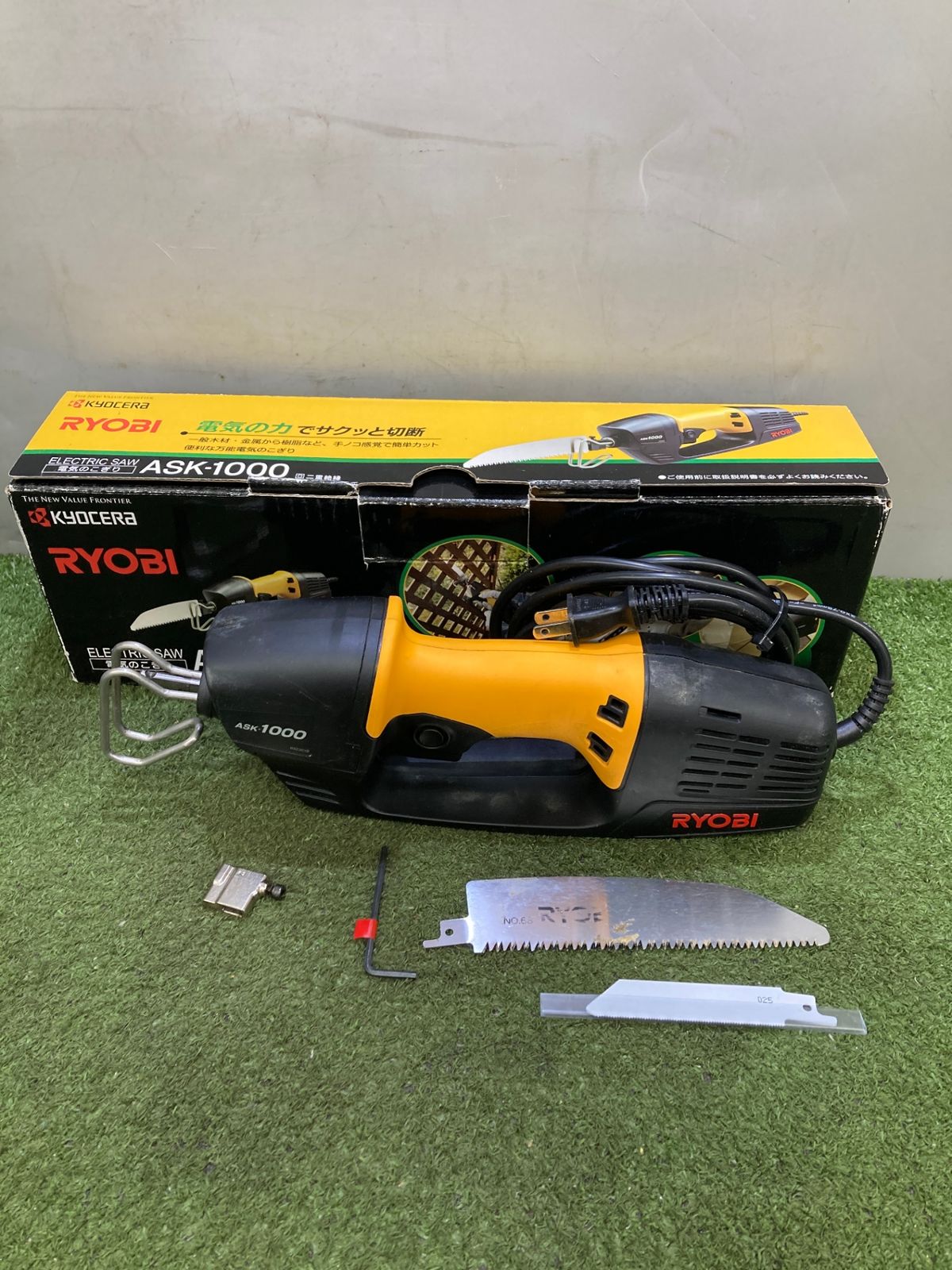 中古品】【0921】☆RYOBI(リョービ) 100v電気ノコギリ ASK-1000 
