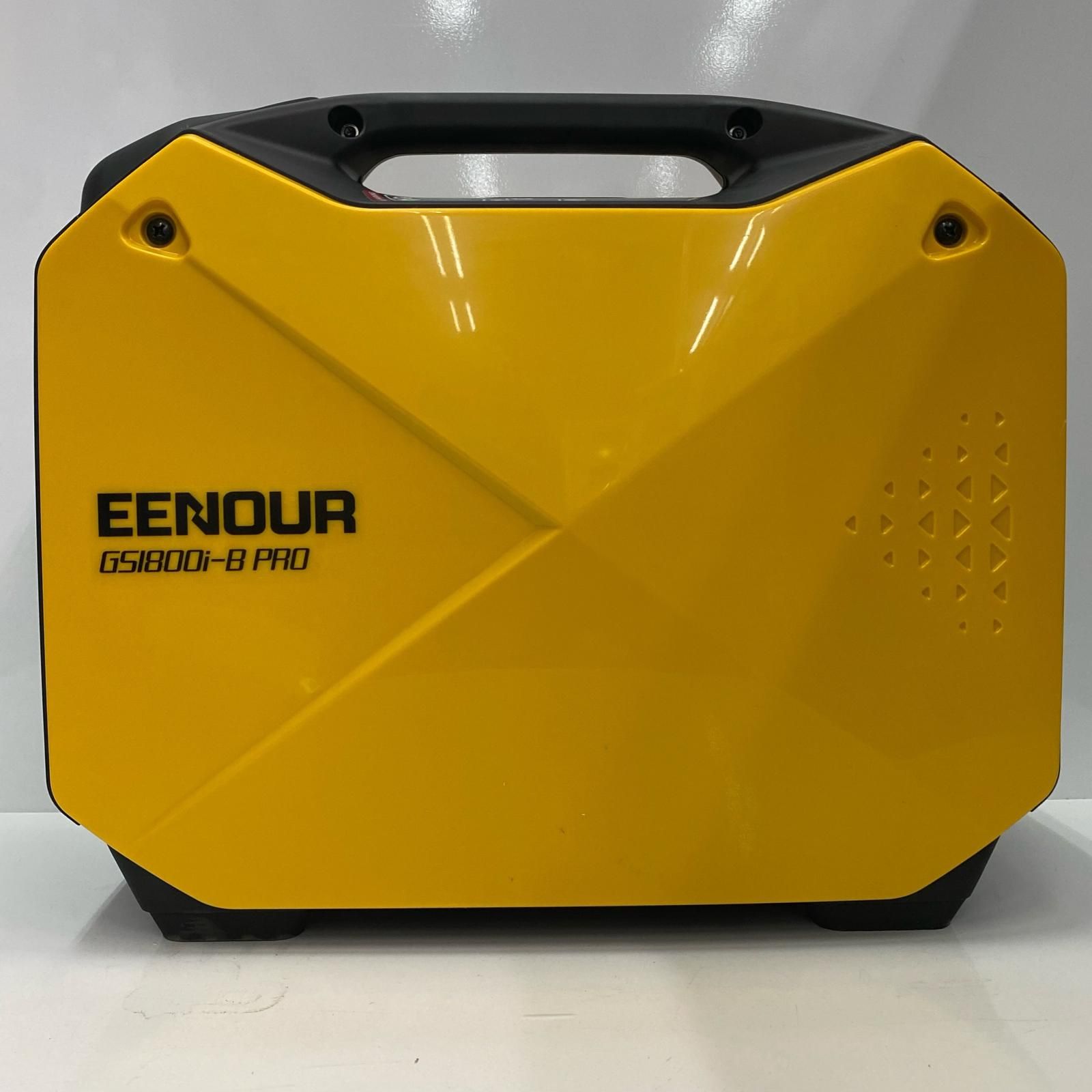 EENOUR カセットガス式インバーター発電機 GS1800i-B PRO イエロー