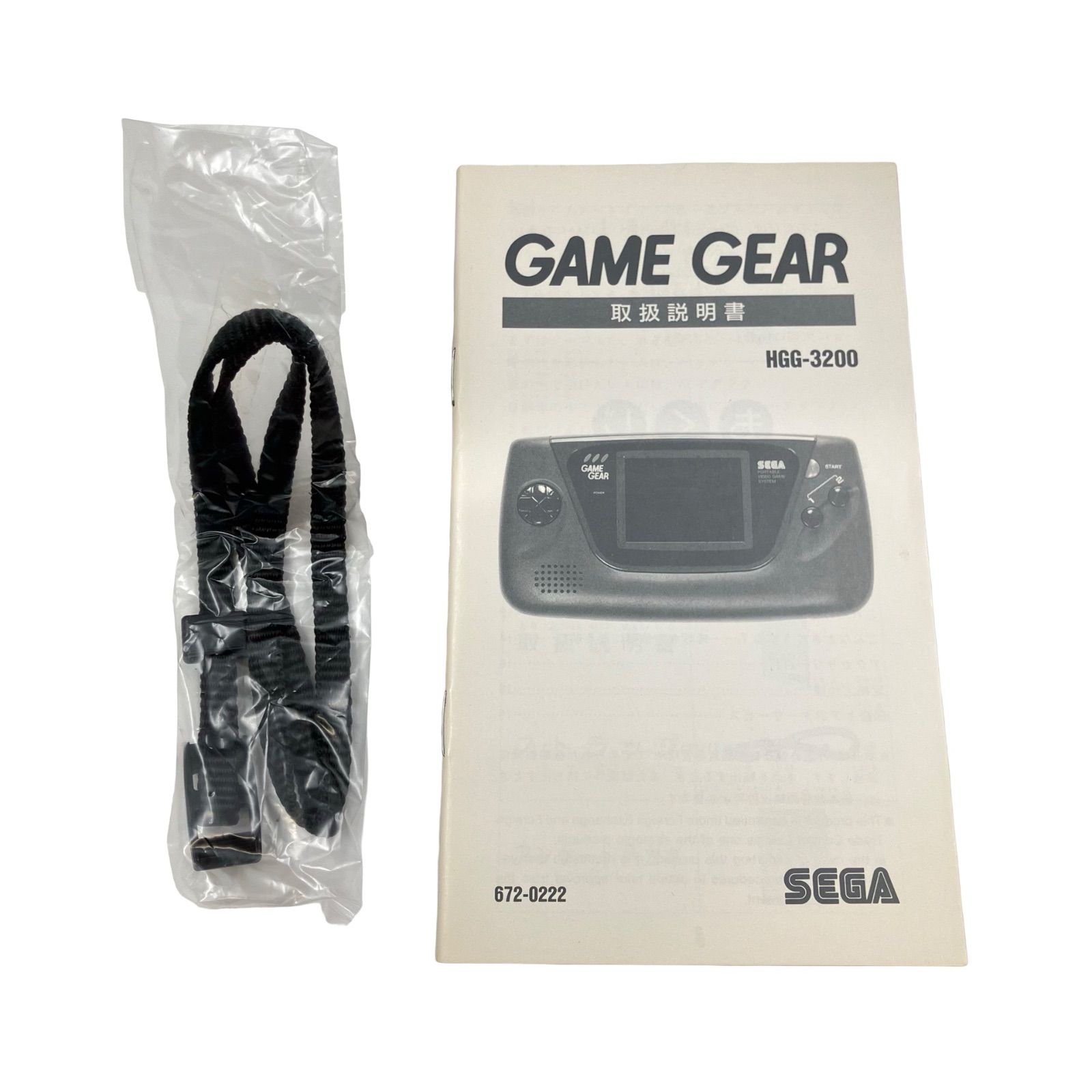 GG ゲームギア 本体 HGG-3210 GAME GEAR セガ SEGA 箱説ハガキ付
