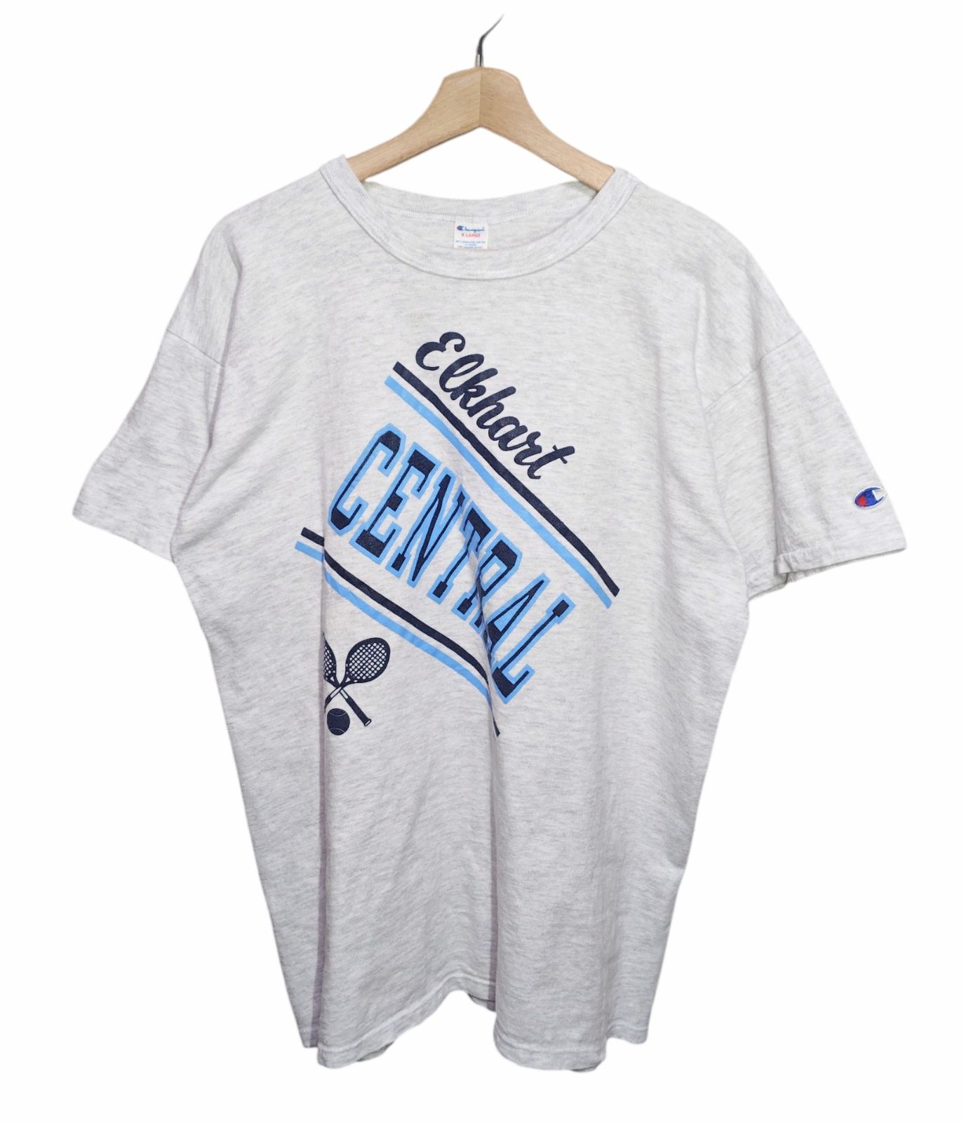 80s USA製 Champion チャンピオン トリコタグ Tシャツ XL Elkhart 