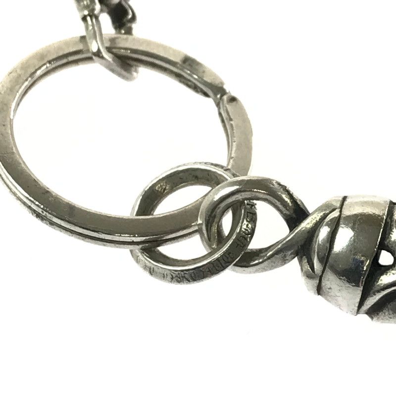 中古品】CHROME HEARTS クロムハーツ SV925 DAGGER KEY RING 1 ROLLER