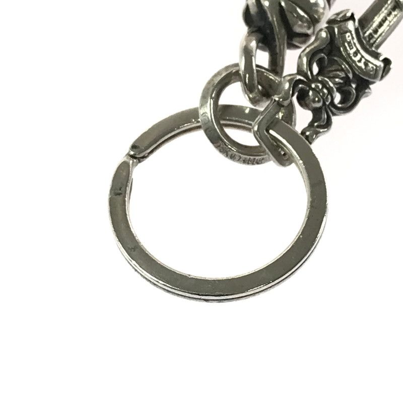 中古品】CHROME HEARTS クロムハーツ SV925 DAGGER KEY RING 1 ROLLER