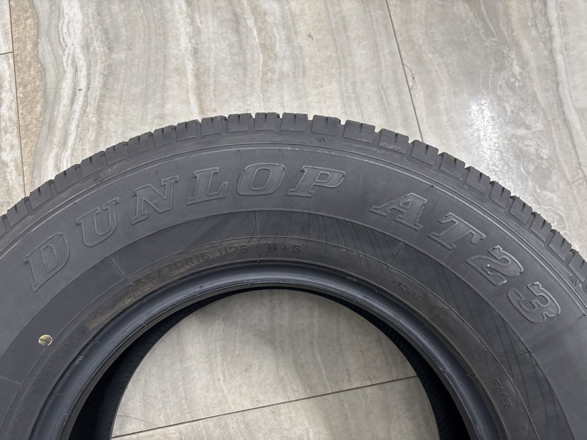 2025年製 新車外し品】ダンロップ グラントレック AT23 265/70R16 1本 