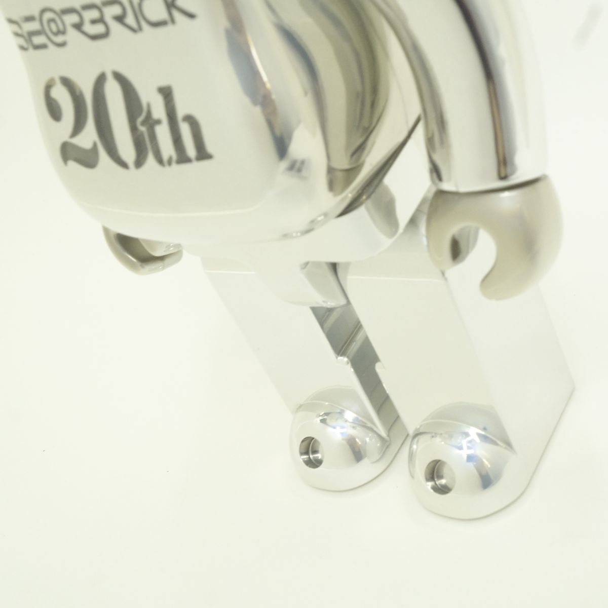 メディコム BE@RBRICK 20th Anniversary DEEP CHROME Ver. 400% ※中古