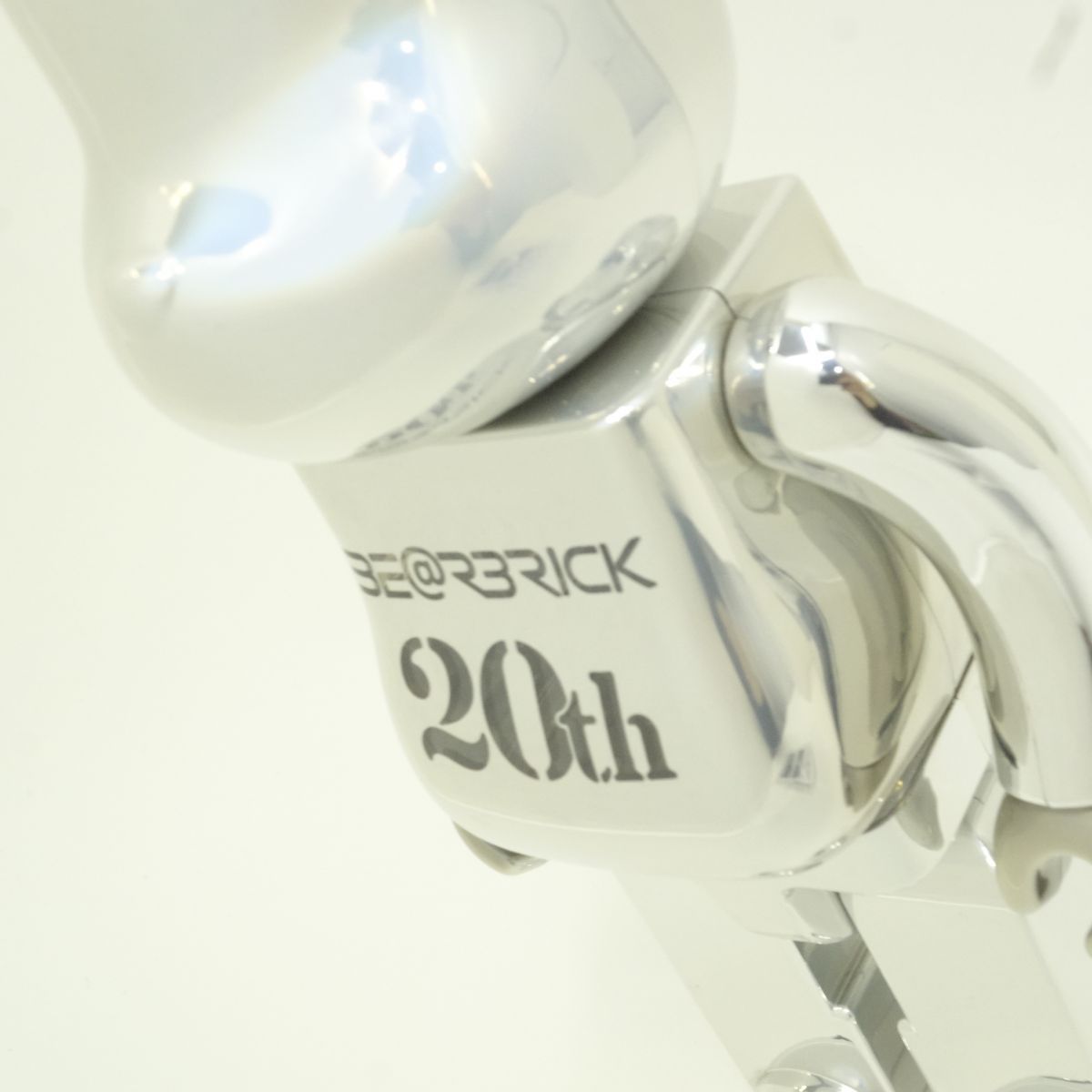 メディコム BE@RBRICK 20th Anniversary DEEP CHROME Ver. 400% ※中古