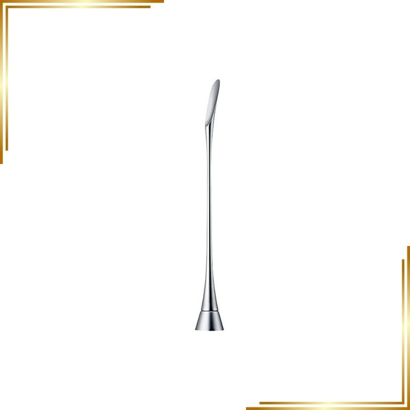 【新品】 [Jパルス] デザイナーズ靴べら スタンド付ロング靴べら SHOEHORN SPILLO/スピッロ 玄関周りのおしゃれに (アルミニウム) 1