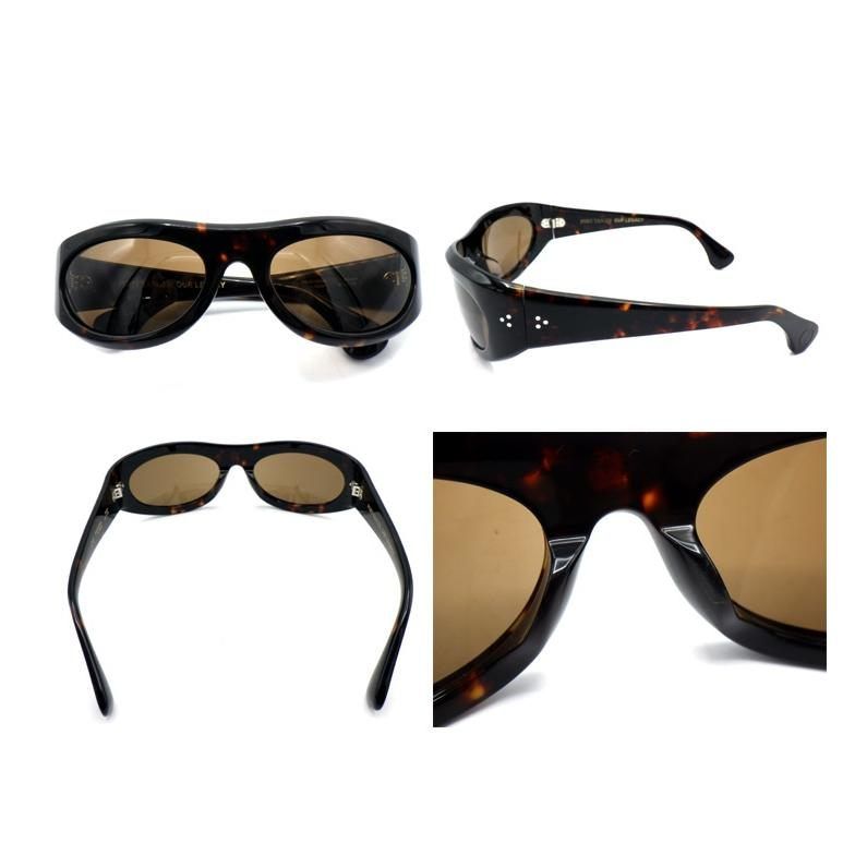 アワーレガシー OUR LEGACY × ポート タンジェ PORT TANGER 【 Raven PT 4202 】 レイヴン サングラス 眼鏡　48988 PORT TANGER | ポートタンジェ × OUR LEGACY RAVEN BLACK ACETATE