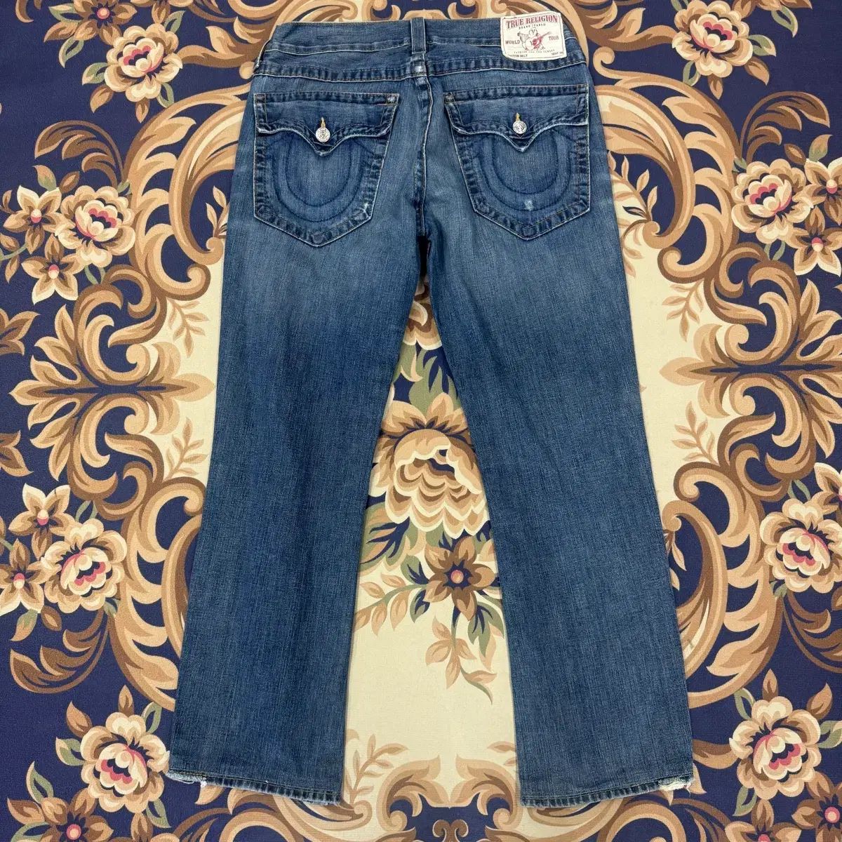 メンズ 【TRUE RELIGION】 デニムパンツRICKY フレア USA製W29