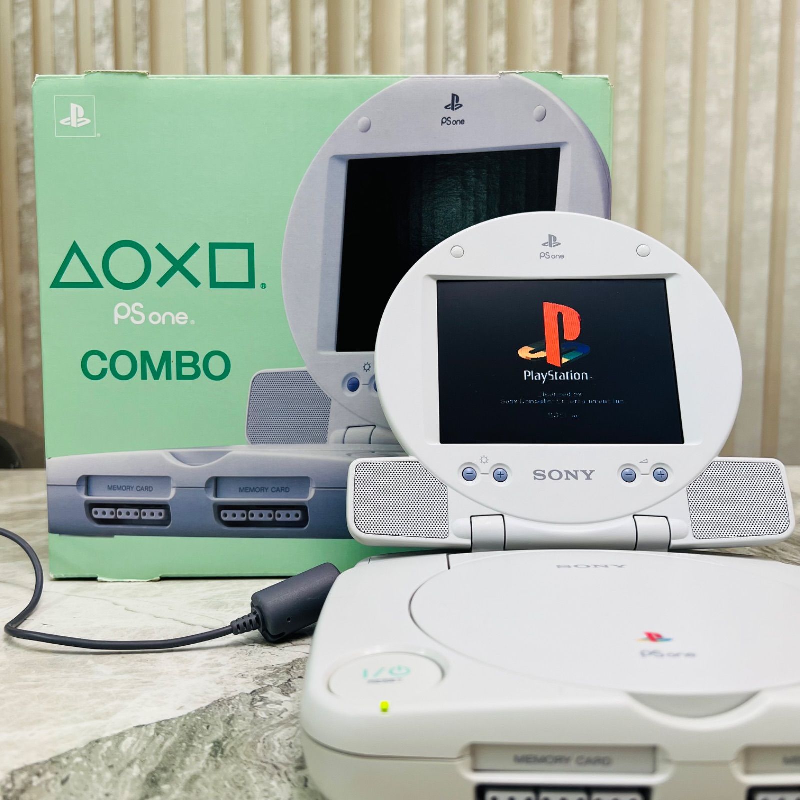 完動品】SONY PS one COMBO LCD液晶 本体 箱付き - メルカリ
