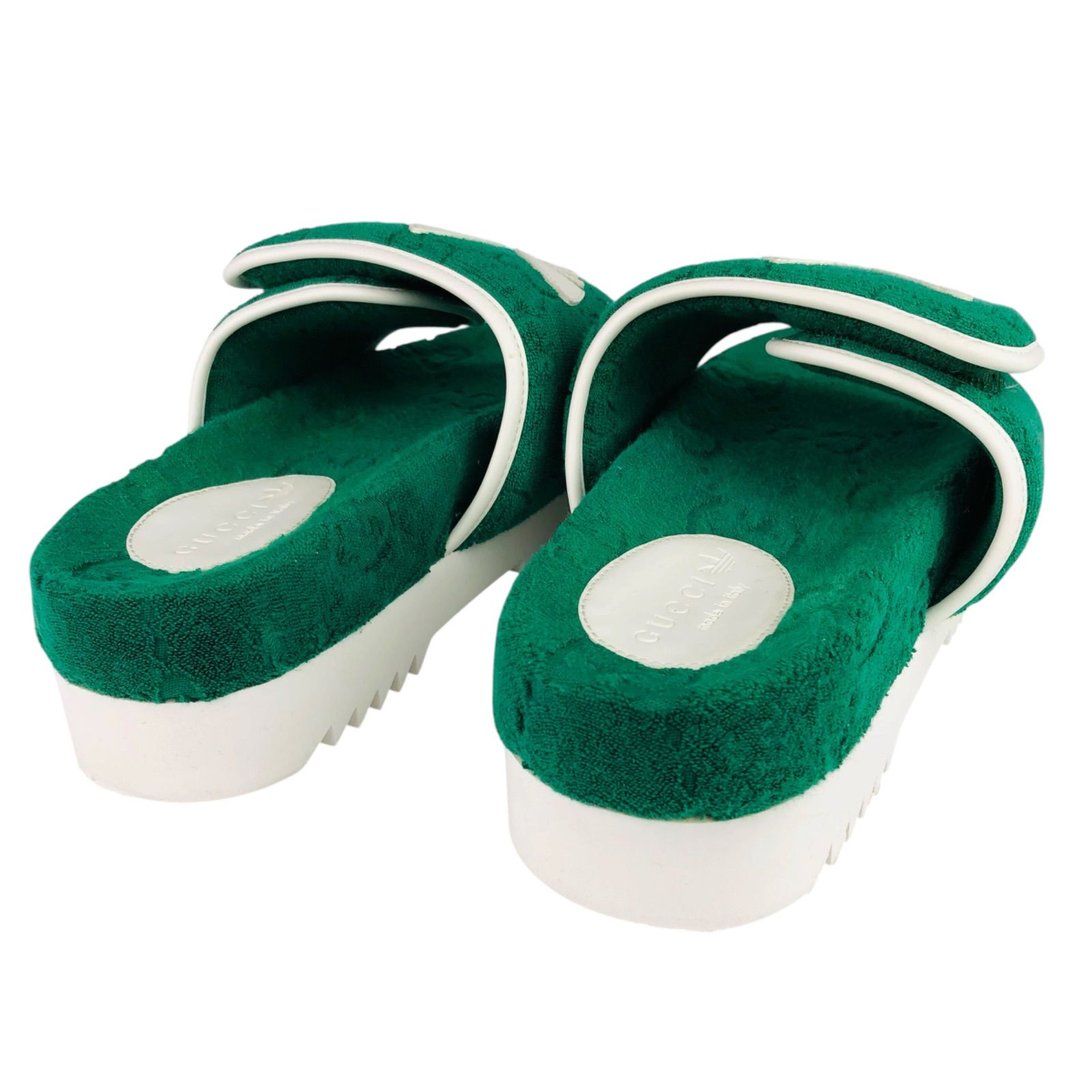 極美品☆GUCCI☆グッチ×adidas☆アディダス・コラボ メンズ レザー