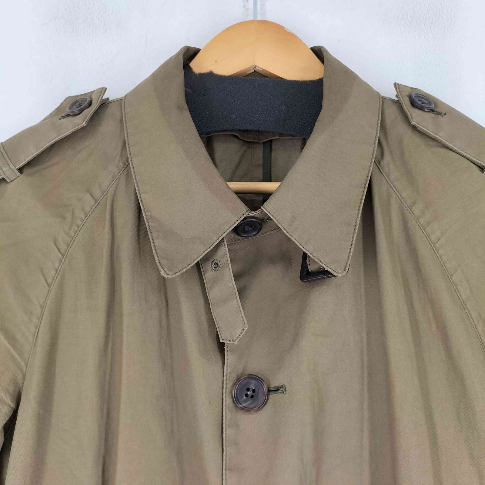 美品！ポールスミス　リネン　ステンカラーコート ポールスミス Paul Smith リネン混 ステンカラーコート メンズ import