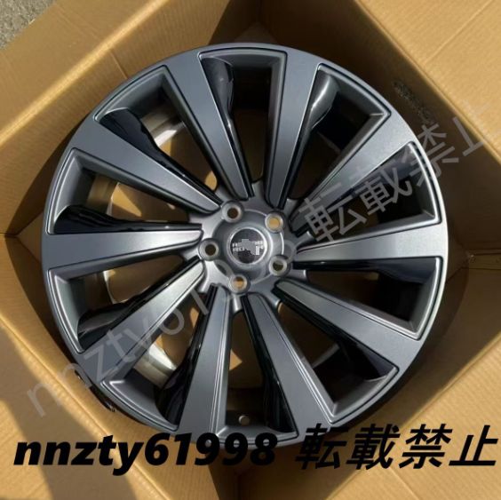 ランドローバー レンジローバー 23inch 9.5J +42.5 PCD120 4本 Range rover マットブラック