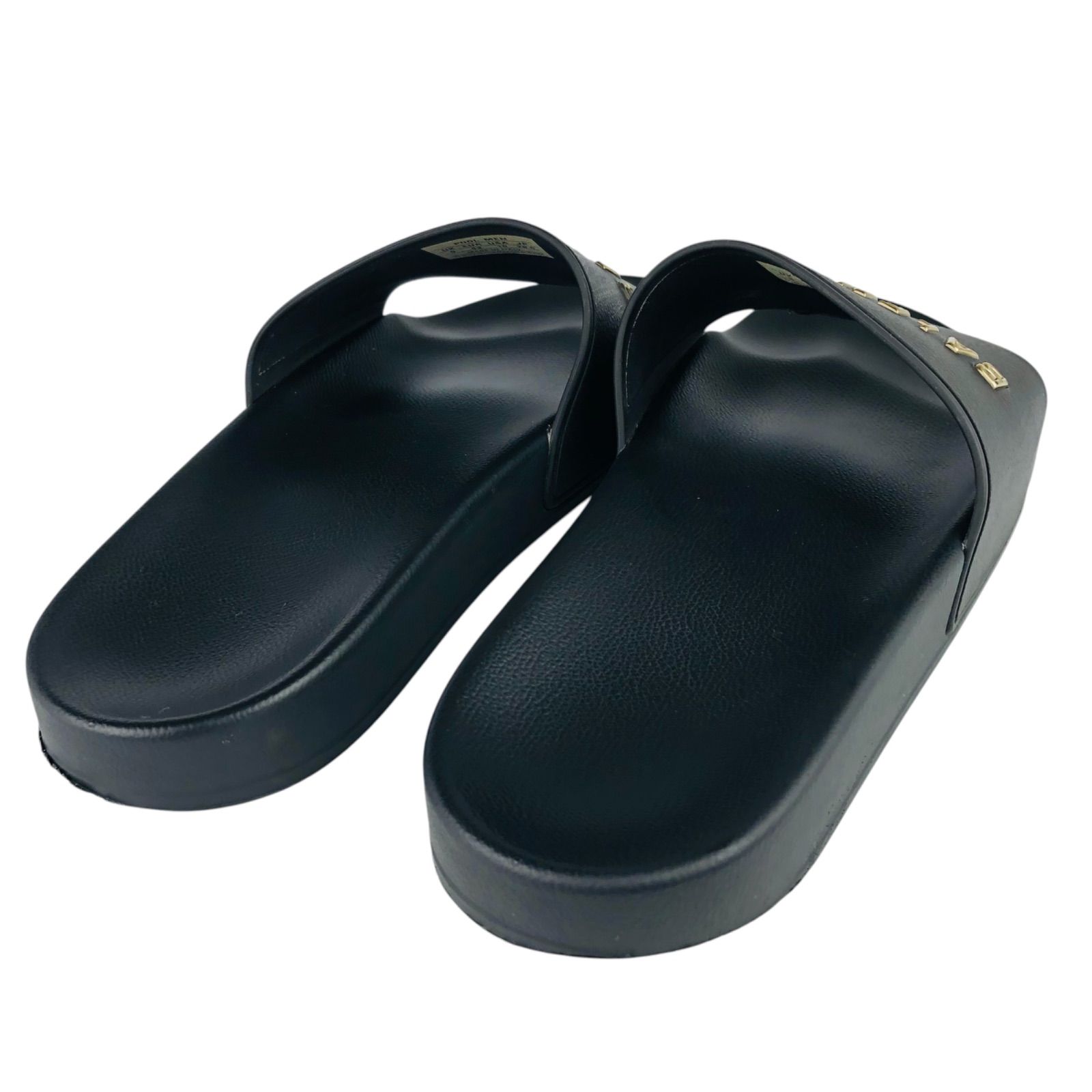 美品☆BALENCIAGA☆バレンシアガ・メンズ エンボス加工メタルブランド 