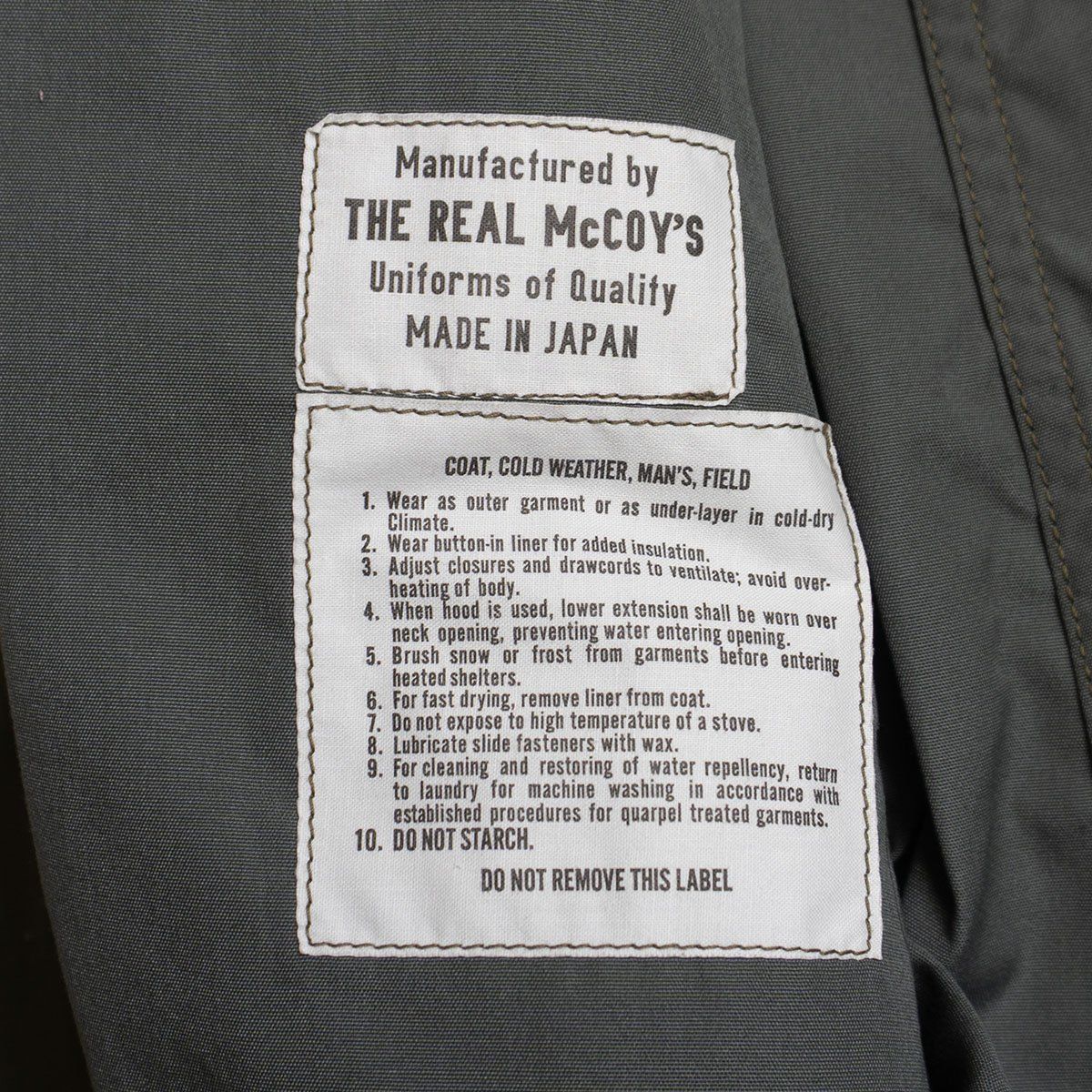 極美品】THE REAL MCCOY'S【M-65 2nd フィールドジャケット/グレー