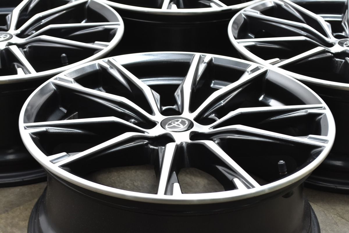 程度良好品】トヨタ 86 純正 17in 7J +48 PCD100 4本 BRZ インプレッサ 