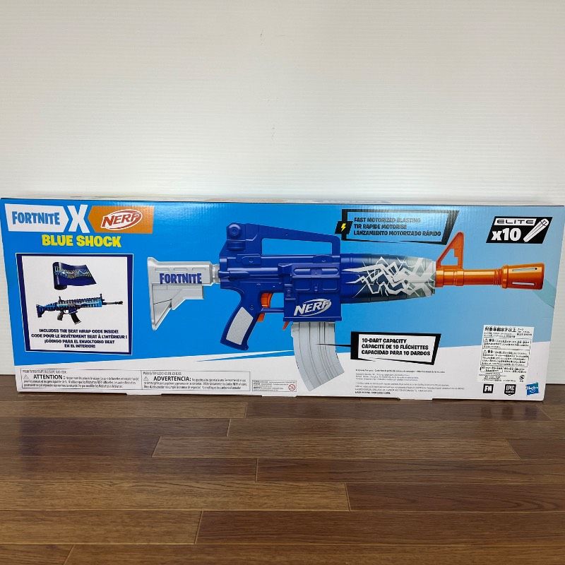 【新品未開封】NERF FORTNITE BLUE SHOCK NERF フォートナイト ブルーショック FORTNITE BLUE SHOCK 【新品未