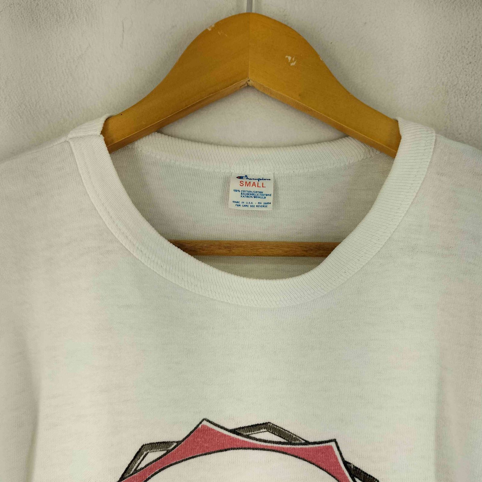 チャンピオン Champion 80S USA製 トリコタグ フロントプリント T 
