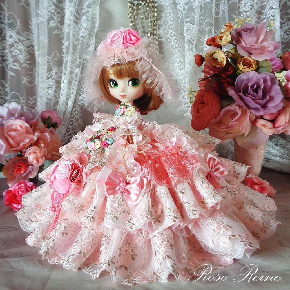 ★サマーセール★ベルサイユの薔薇 ロマンスピンクのボリュームフリルドールドレス ベルサイユの薔薇 ロマンティックピンクのボリュームフリルドール