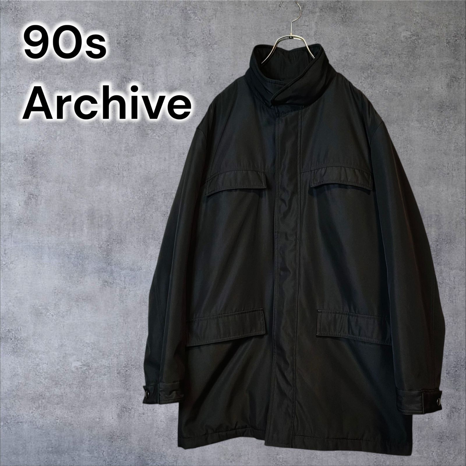 90s GIANNI VALENTINO M-65型 中綿 フィールドジャケット 90年代 