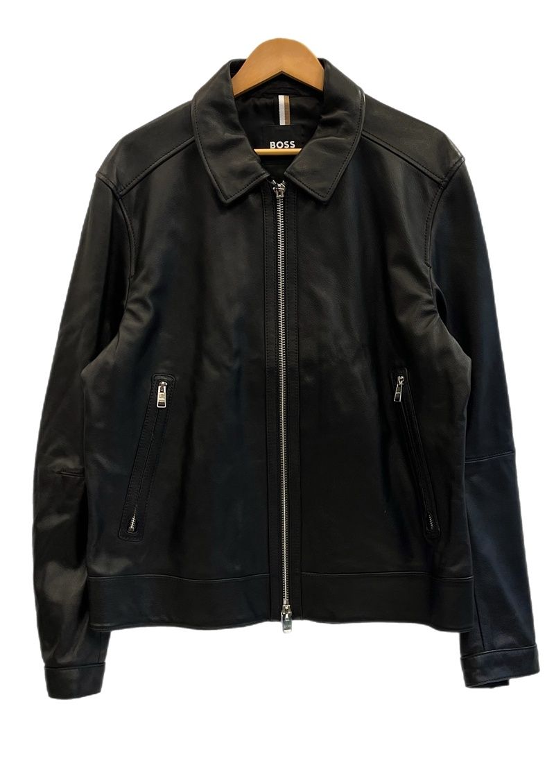 BOSS HUGO レザーブルゾン/LEATHER JACKET NORAN BOSS HUGO レザーブルゾン/LEATHER JACKET NORAN 【公式通販】