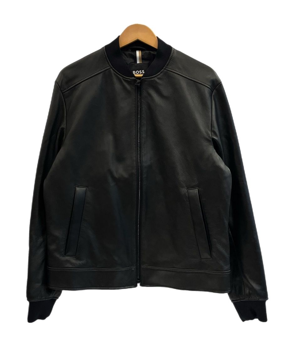 ボス BOSS HUGO BOSS ヒューゴボス Malba_2 Lambskin Leather Jacket