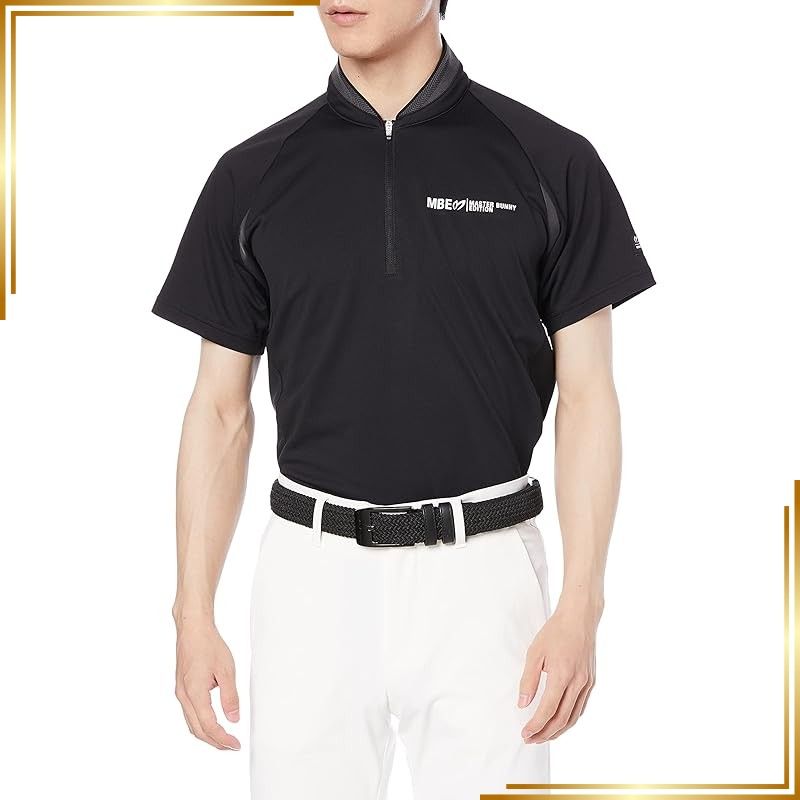 【新品】 [マスターバニー] メンズ 半袖 インナーシャツ 市松ジャージ / 758-1267703 010_ブラック 4 [M] 0
