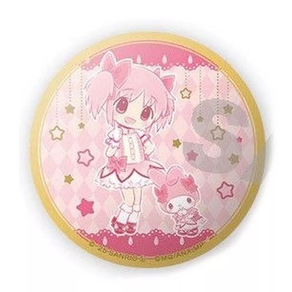 中古】バッジ・ピンズ 鹿目まどか×マイメロディ(ノーマル) 「サンリオ